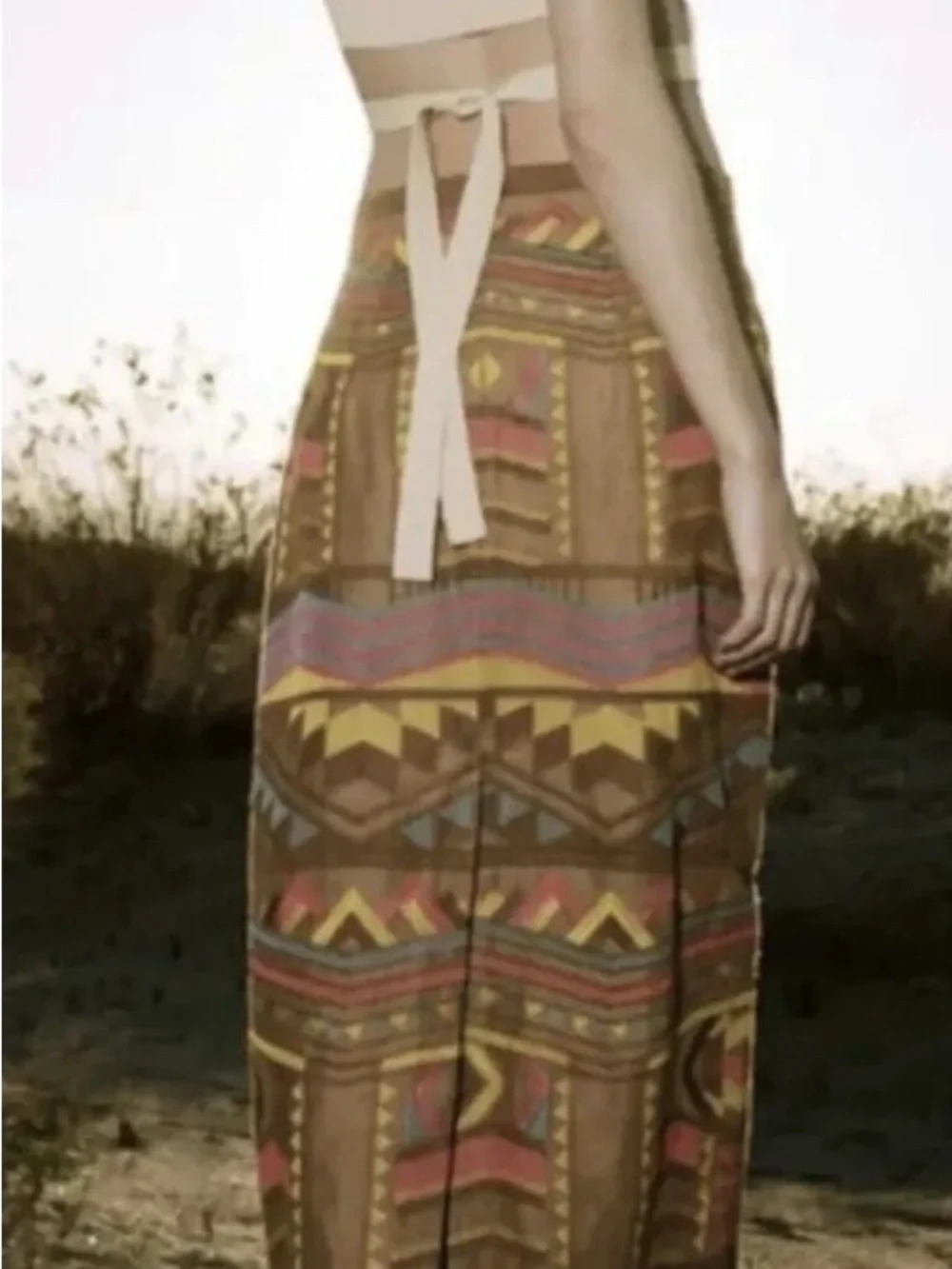 Zara embroidered linen